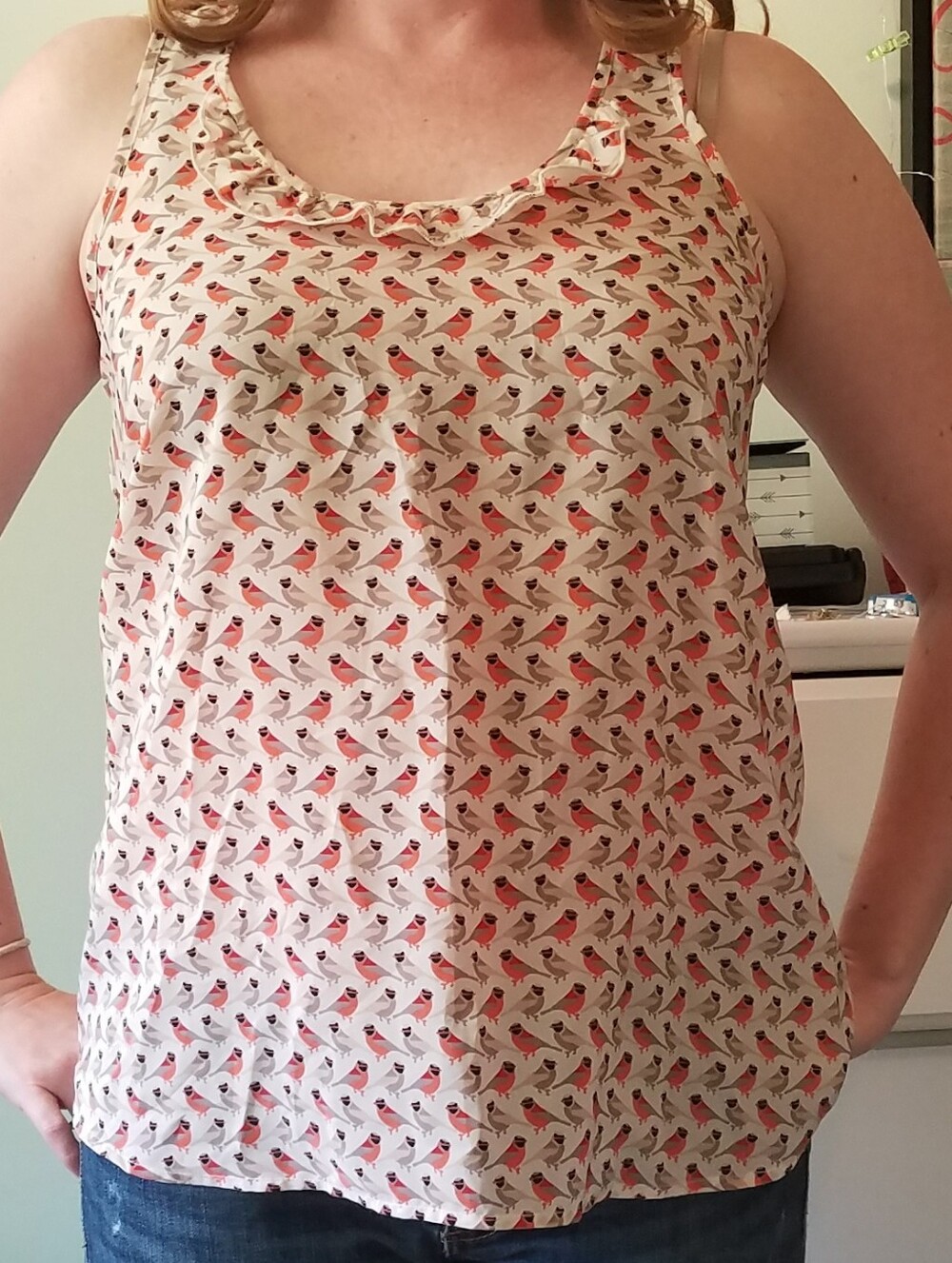 Candies Top With T Ruffle Back In Great Condition - Picture 3 of 8